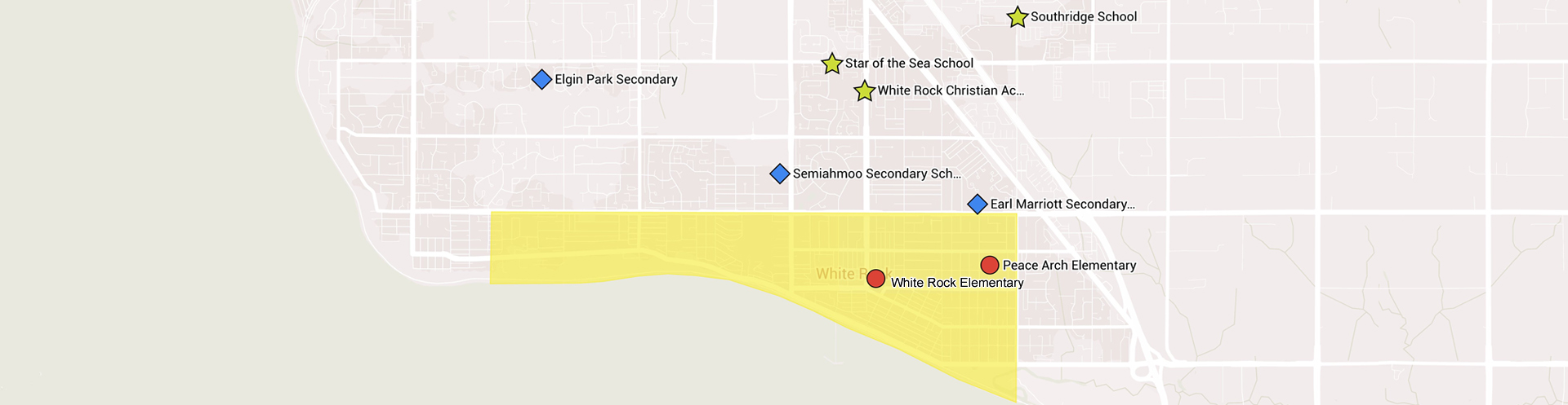 Map White Rock